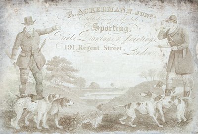 R Ackermann, Junior, 191 Regent Street, Trade Card by English School