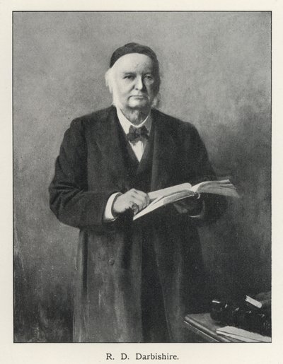 R D Darbishire (litho) by English School