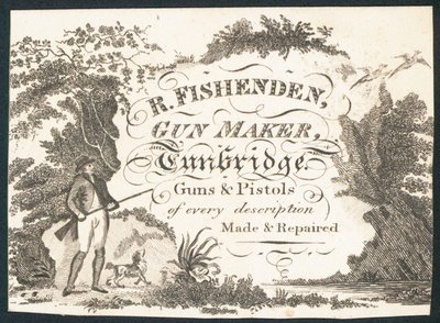 R Fishenden, gun maker by English School