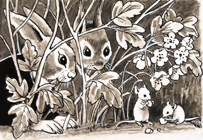 Rabbits and Mice by English School