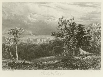 Raby Castle by English School