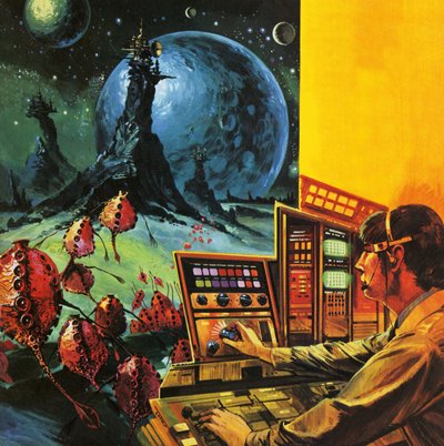 Radio astronomers searching for extraterrestrial life by English School