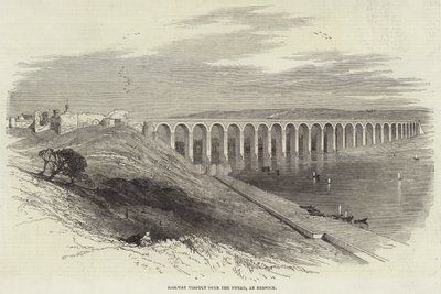 Railway Viaduct over the Tweed, at Berwick by English School
