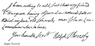 Ralph Thoresby by English School