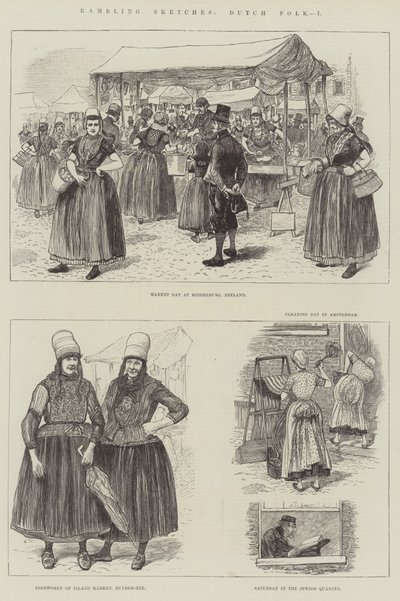 Rambling Sketches, Dutch Folk by English School