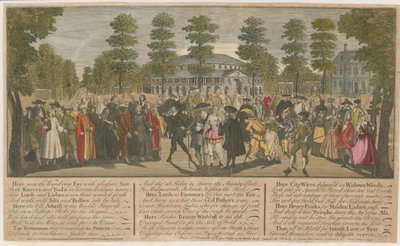 Ranelagh Gardens. Masquerade for the Venetian Ambassador, 1749 by English School