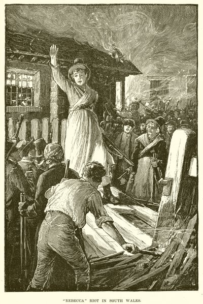Rebecca Riot in South Wales by English School