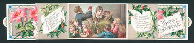 Receiving a Christmas Hamper (Bookmark) by English School