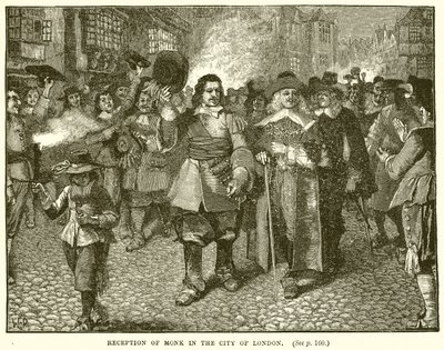 Reception of Monk in the City of London by English School