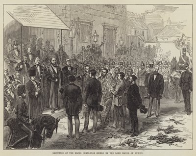 Reception of the Elcho Challenge Shield by the Lord Mayor of Dublin by English School
