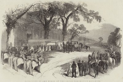 Reception of the Queen at Great Exhibition Building by English School