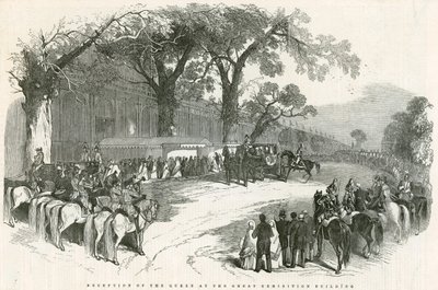 Reception of the Queen at the Great Exhibition Building, Great Exhibition, 1851 by English School