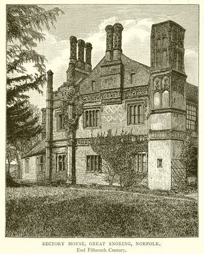 Rectory House, Great Snoring, Norfolk by English School