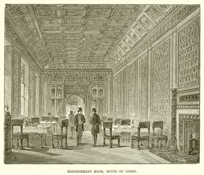Refreshment Room, House of Lords by English School