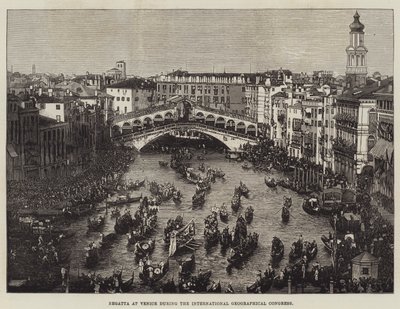 Regatta at Venice during the International Geographical Congress by English School