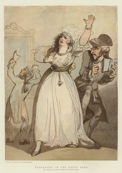 Rehearsing in the Green Room by English School