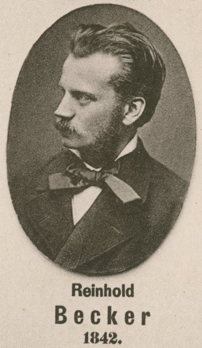 Reinhold Becker (engraving) by English School