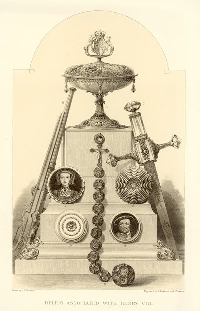 Relics Associated with Henry VIII by English School