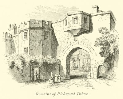 Remains of Richmond Palace by English School