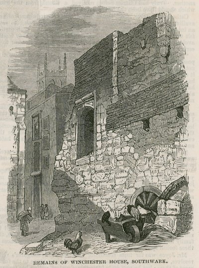Remains of Winchester House, Southwark by English School