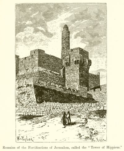 Remains of the Fortification of Jerusalem, Called the Tower of Hippicus by English School