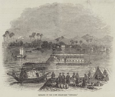 Remains of the Iron Steam-Ship 