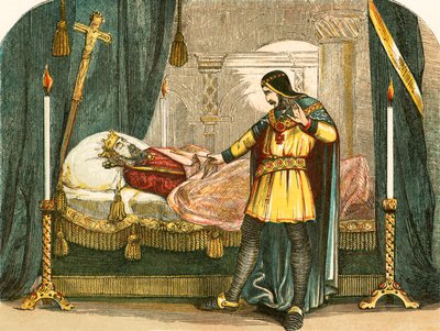 Remorse of Richard I on Seeing the Corpse of His Father by English School