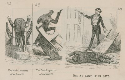 Removing a tooth; comic strip by English School