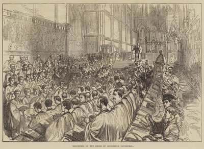 Reopening of the Choir of Rochester Cathedral by English School
