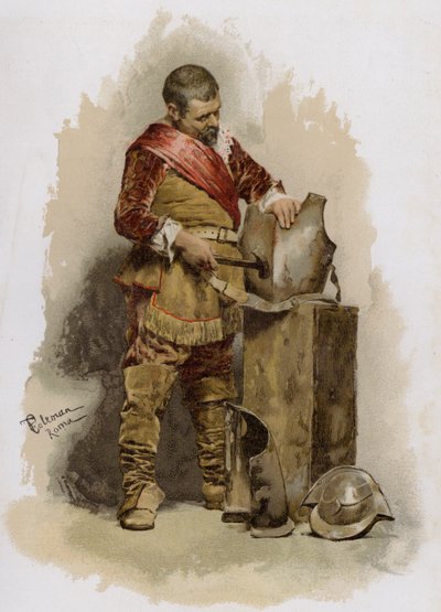 Repairing Armour by English School