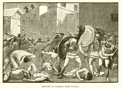 Repulse of Pyrrhus from Sparta by English School