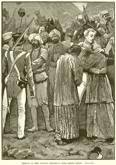 Rescue of the British Prisoners from Akbar Khan by English School