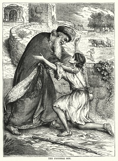 Return of the Prodigal Son by English School
