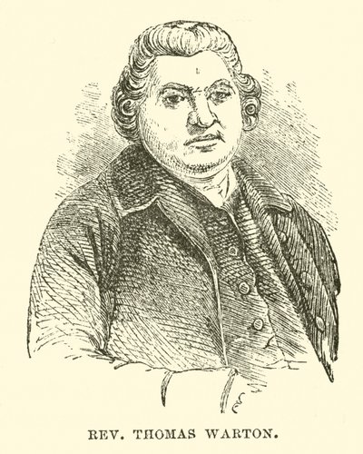 Rev Thomas Warton by English School