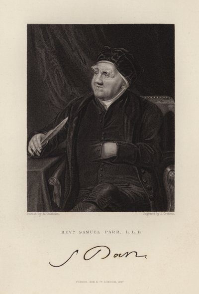 Reverend Samuel Parr by English School