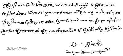 Richard Knolles by English School