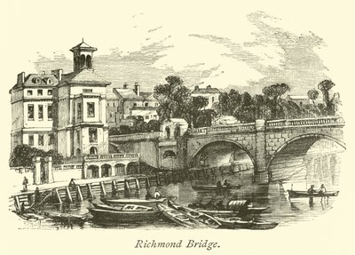 Richmond Bridge by English School