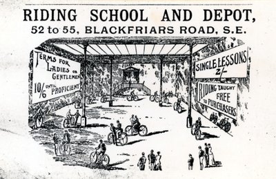 Riding School and Depot, Blackfriars Road by English School