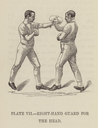 Right-hand guard for the head by English School