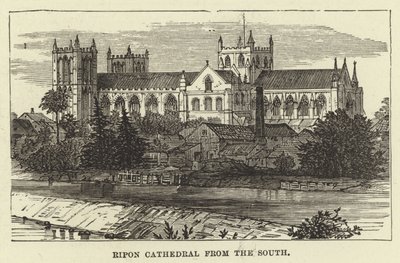 Ripon Cathedral from the South by English School