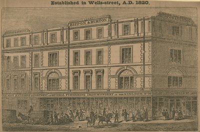 Rippon and Burton, Department Store, Established 1820 by English School