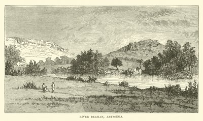 River Berhan, Abyssinia by English School