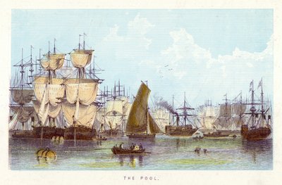 River Thames: The Pool by English School