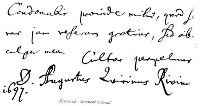 Rivinius (Eminent botanist) by English School