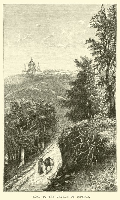 Road to the Church of Superga by English School