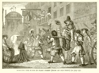 Roasting the Rumps in Fleet Street by English School