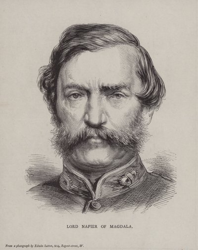 Robert Napier, 1st Baron Napier of Magdala, British general by English School
