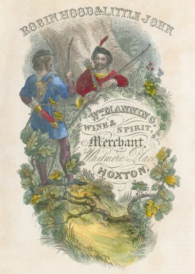 Robin Hood and Little John by English School