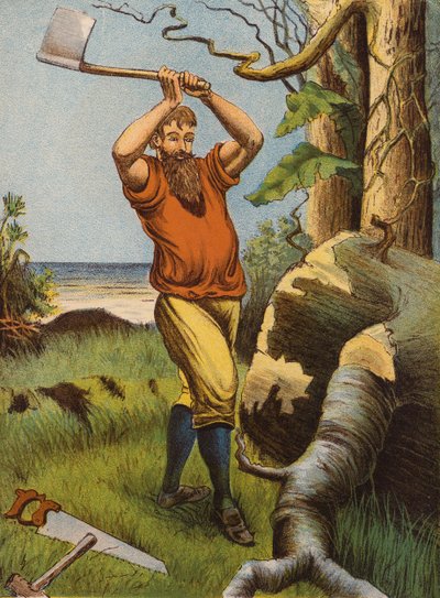 Robinson Crusoe by English School