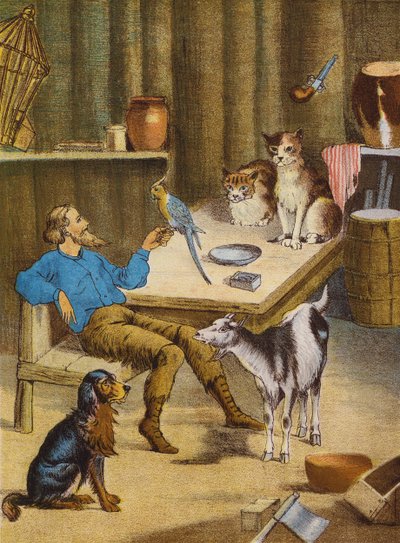 Robinson Crusoe by English School